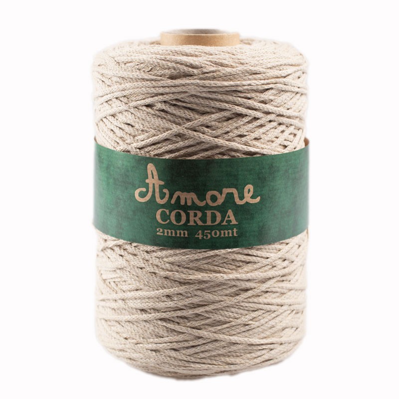 Amore Corda 2 Mm 500 Grammi Beige 609