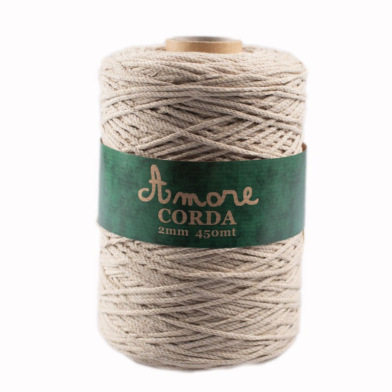 Amore Corda 2 Mm 500 Grammi Beige 723