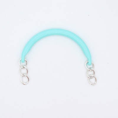 Manici Mezzaluna 15x12 Cm. Coppia Tiffany Catena Argento