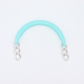 Manici Mezzaluna 15x12 Cm. Coppia Tiffany Catena Argento
