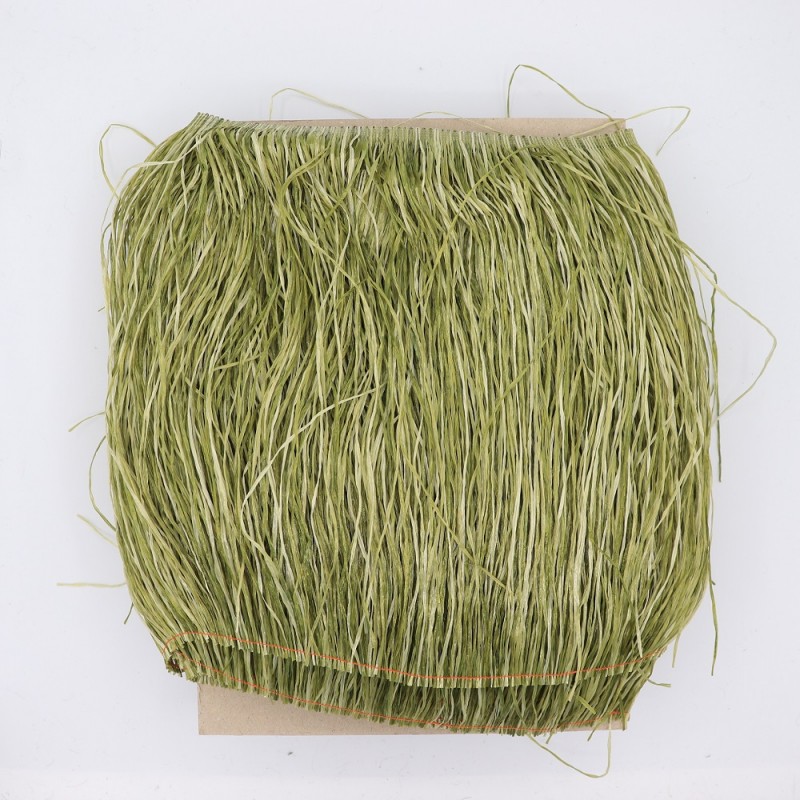 Frangia Di Rafia Made In Italy Altezza Cm 30 Verde