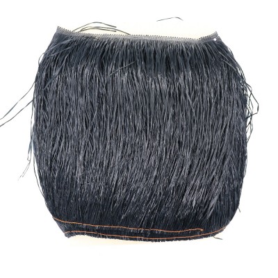 Frangia Di Rafia Made In Italy Altezza Cm 30 Nero