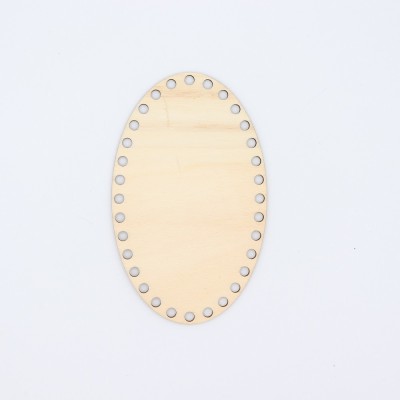Fondo Ovale In Legno Cm 16x10