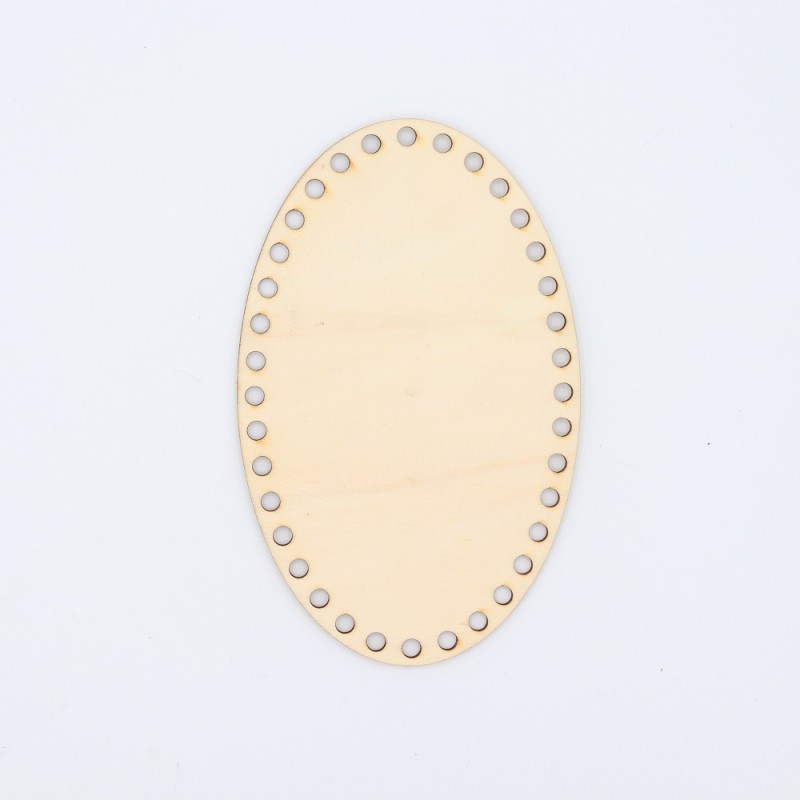 Fondo Ovale In Legno Cm 18x11