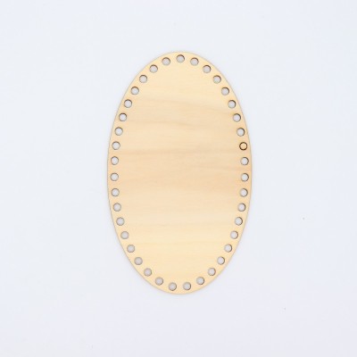 Fondo Ovale In Legno Cm 20x12