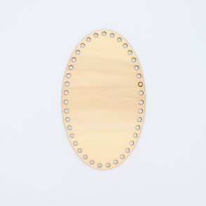 Fondo Ovale In Legno Cm 20x12