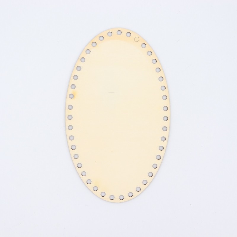 Fondo Ovale In Legno Cm 21,5x13