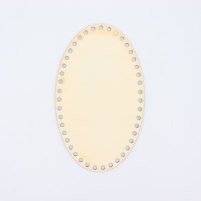 Fondo Ovale In Legno Cm 21,5x13
