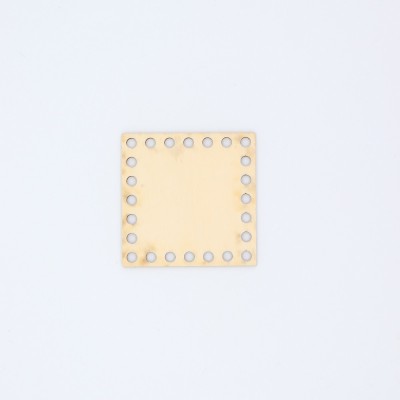 Fondo Quadrato In Legno Cm 8x8