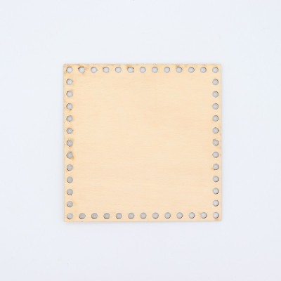Fondo Quadrato In Legno Cm 16x16