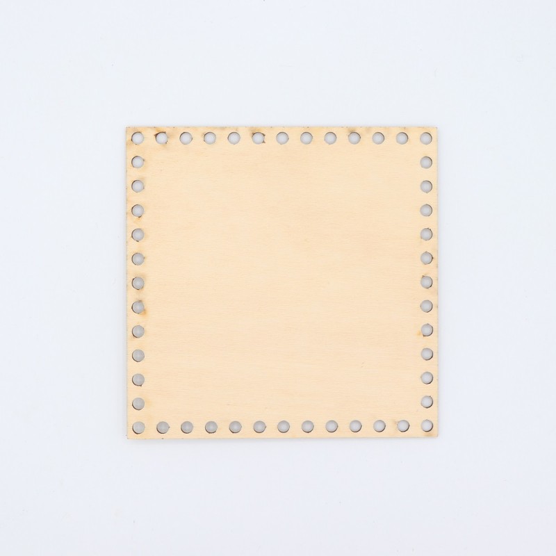 Fondo Quadrato In Legno Cm 16x16