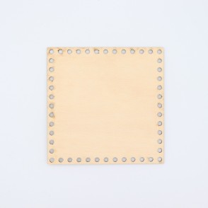 Fondo Quadrato In Legno Cm 16x16
