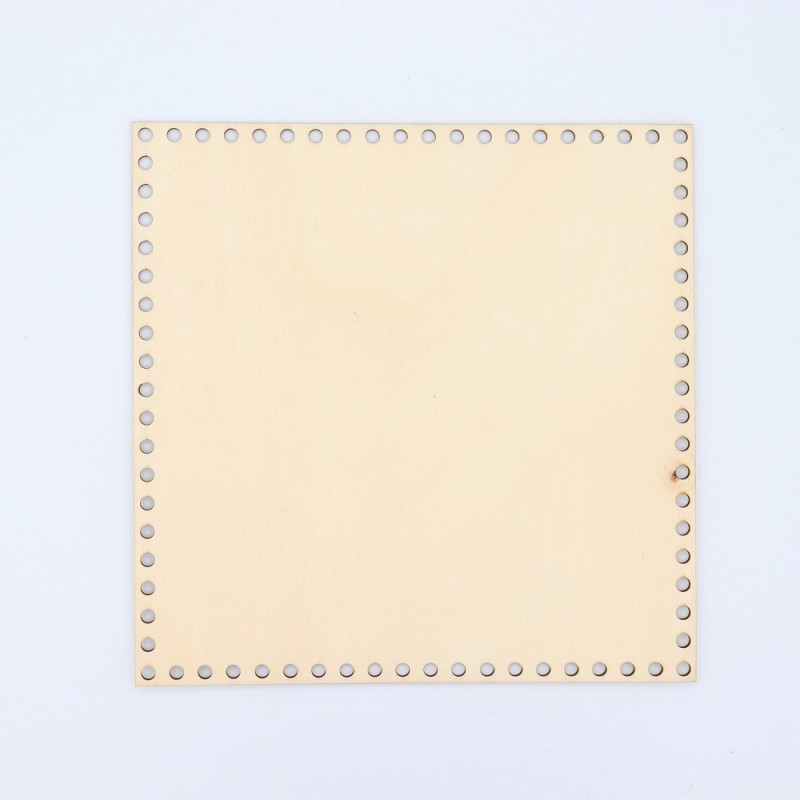 Fondo Quadrato In Legno Cm 25x25