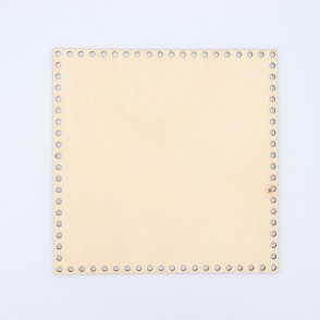 Fondo Quadrato In Legno Cm 25x25