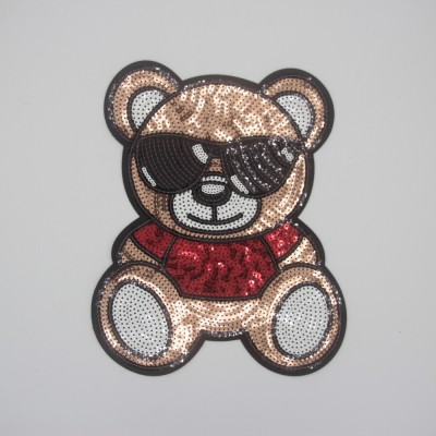 Orsetto Di Paillettes Altezza Cm 25