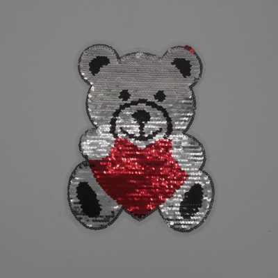 Orsetto Di Paillettes Altezza Cm 22