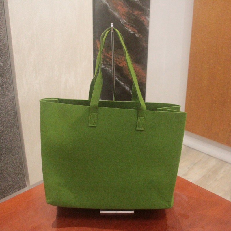 Borsa In Feltro Cm. 42x33x19 Verde