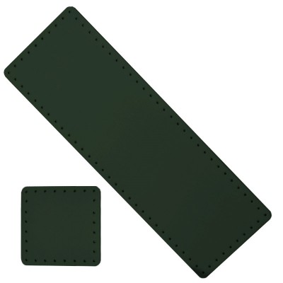 Ecopelle Morbida Colore Verde Scuro