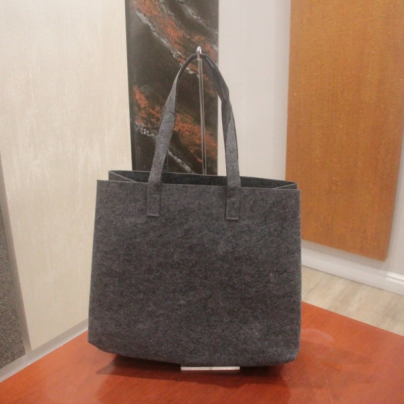 Borsa In Feltro Cm. 42x33x19 Grigio