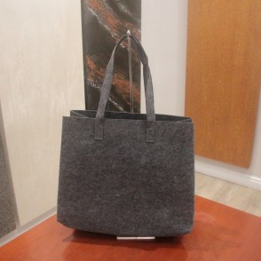 Borsa In Feltro Cm. 42x33x19 Grigio