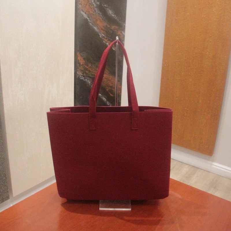 Borsa In Feltro Cm. 42x33x19 Bordeaux