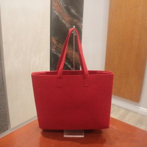 Borsa In Feltro Cm. 42x33x19 Rosso