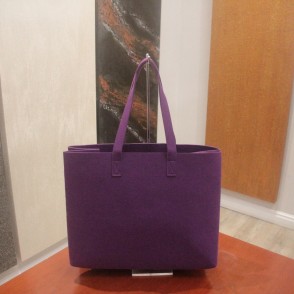 Borsa In Feltro Cm. 42x33x19 Viola