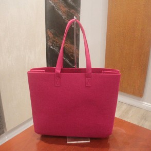 Borsa In Feltro Cm. 42x33x19 Fucsia