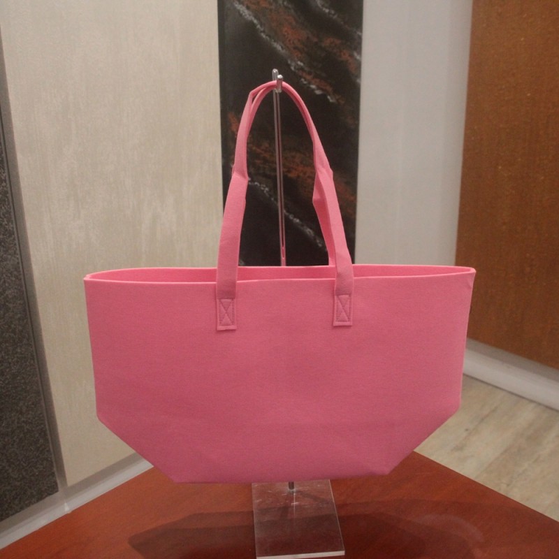 Borsa In Feltro Cm. 30x30x19 Rosa