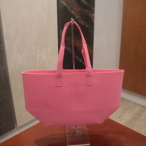 Borsa In Feltro Cm. 30x30x19 Rosa