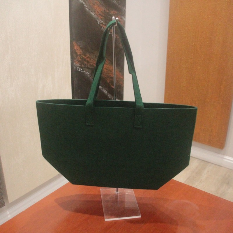 Borsa In Feltro Cm. 30x30x19 Verde Scuro