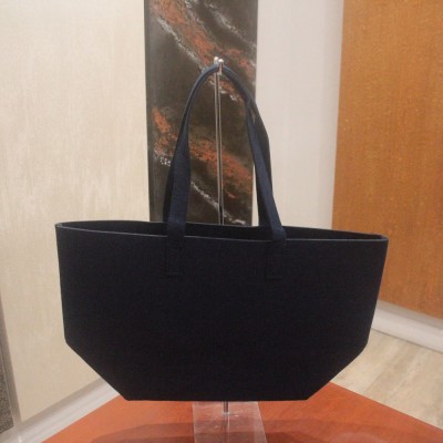Borsa In Feltro Cm. 30x30x19 Blu Scuro