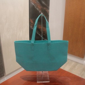 Borsa In Feltro Cm. 30x30x19 Turchese