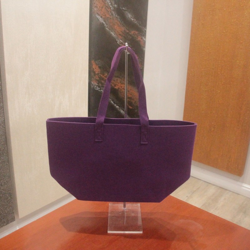 Borsa In Feltro Cm. 30x30x19 Viola
