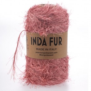 Cordino Peloso Inda Fur 250 grammi Rosa Antico 33