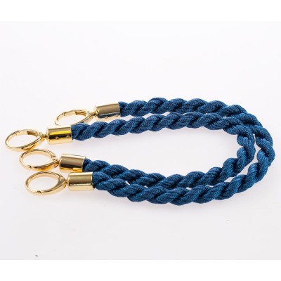 Manico Inda Azzurro Cielo 31 Con Moschettoni Argento 50 Cm