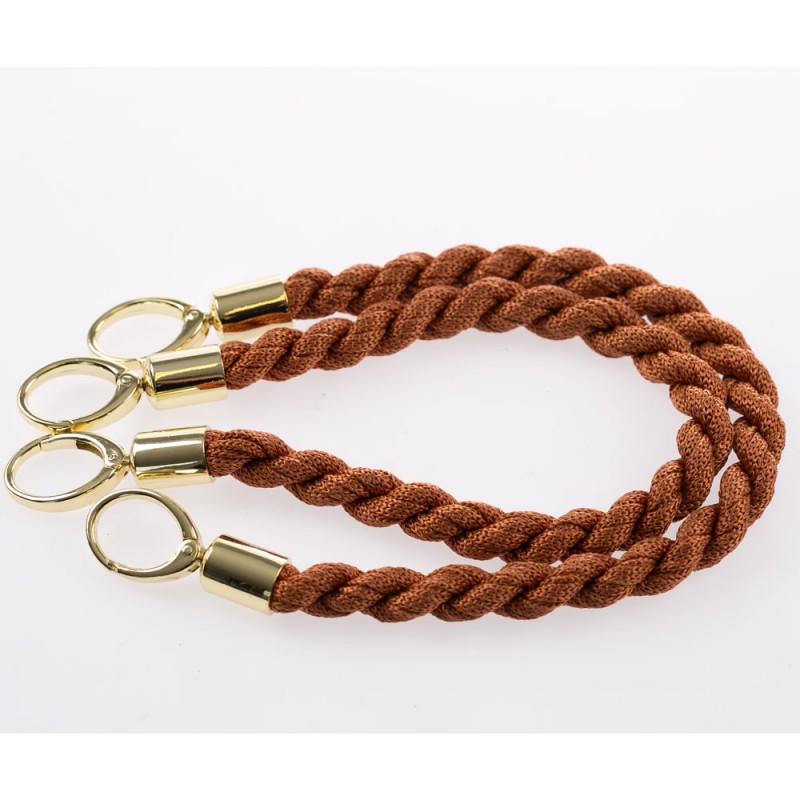 Manico Inda Rame 35 Con Moschettoni Oro 50 Cm