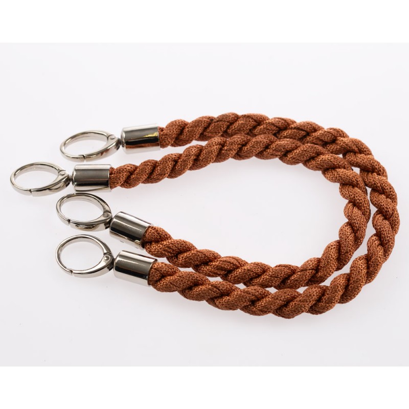 Manico Inda Rame 35 Con Moschettoni Argento 50 Cm