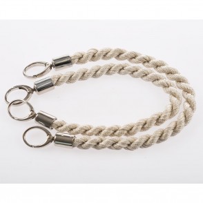 Manico Inda Panna 2 Con Moschettoni Argento 50 Cm