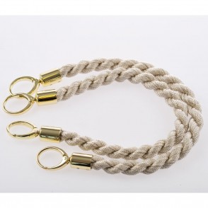 Manico Inda Panna 2 Con Moschettoni Oro 50 Cm