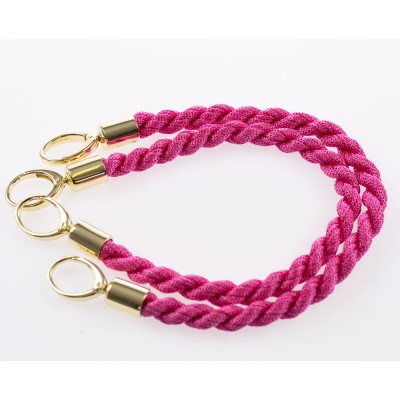 Manico Inda Fucsia 19 Con Moschettoni Oro 50 Cm