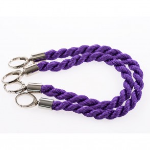 Manico Inda Viola 24 Con Moschettoni Argento 50 Cm