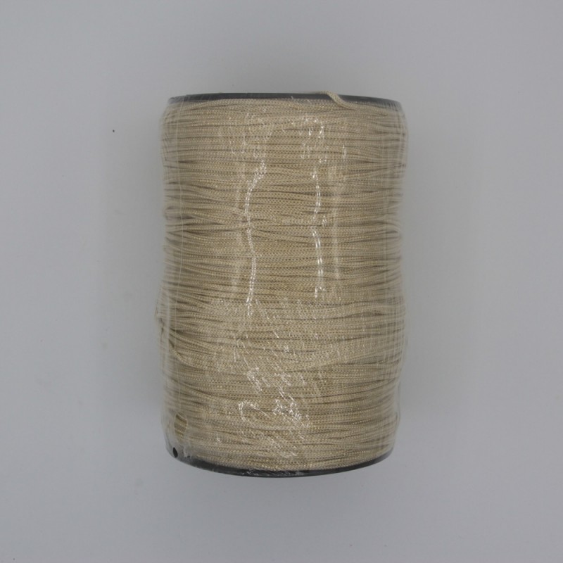 Cordino Thai Shine 500 grammi 2 mm. Oro Panna 78