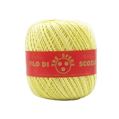 Gomitolo di Cotone N 5 Filo Di Scozia 100 Grammi Tre Sfere Colore 7210