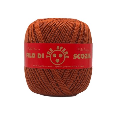 Gomitolo di Cotone N 5 Filo Di Scozia 100 Grammi Tre Sfere Colore 7279