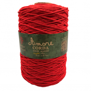 Amore Corda 2 Mm 500 Grammi Rosso 910