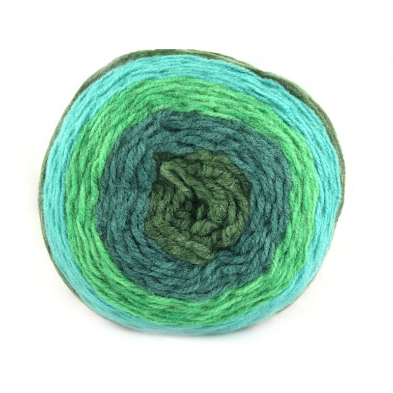 Gomitolo Lana Microfibra Jolie Tre Sfere Colore Verde-12