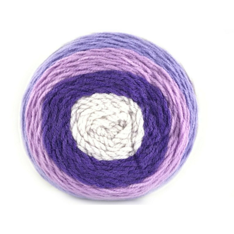 Gomitolo Lana Microfibra Jolie Tre Sfere Colore Viola-8