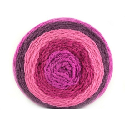 Gomitolo Lana Microfibra Jolie Tre Sfere Colore Fucsia-7