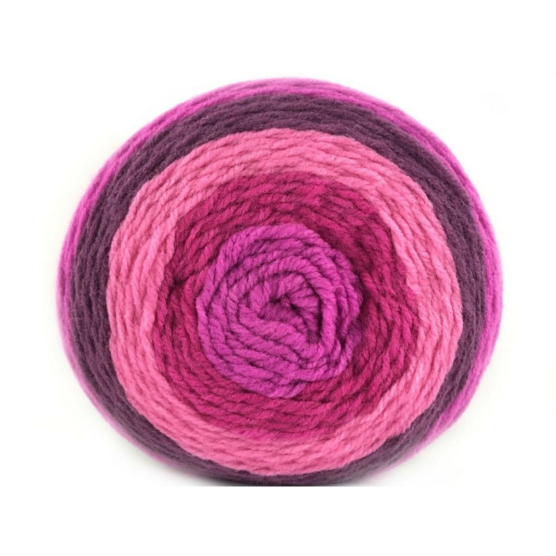 Gomitolo Lana Microfibra Jolie Tre Sfere Colore Fucsia-7